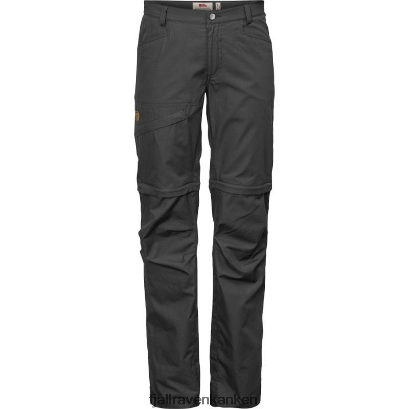 Fjällräven Polska - Fjällräven Outlets Daloa Shade Zip-Off Trousers W Dark Grey