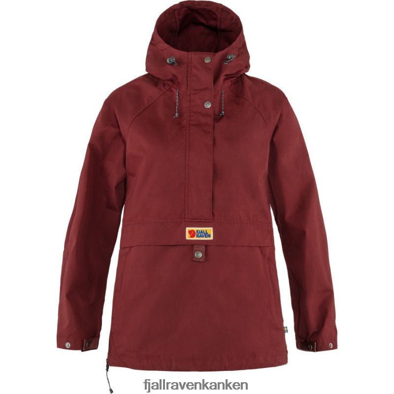 Fjallraven Kanken - Bordeaux Red Vardag Anorak W Fjällräven Outlets