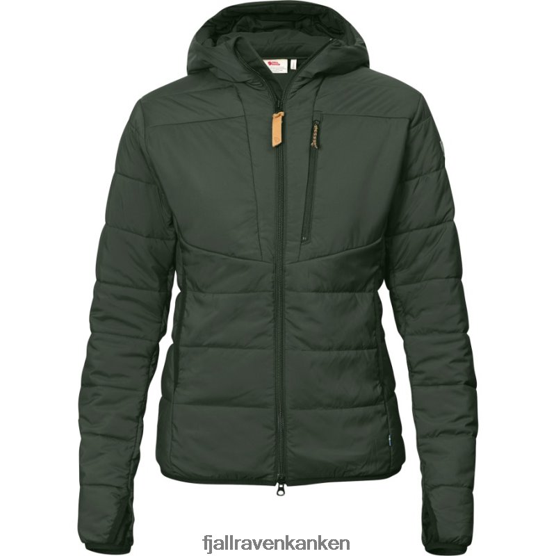 Fjallraven Sklep - Fjällräven Outlets Deep Forest Keb Padded Hoodie W
