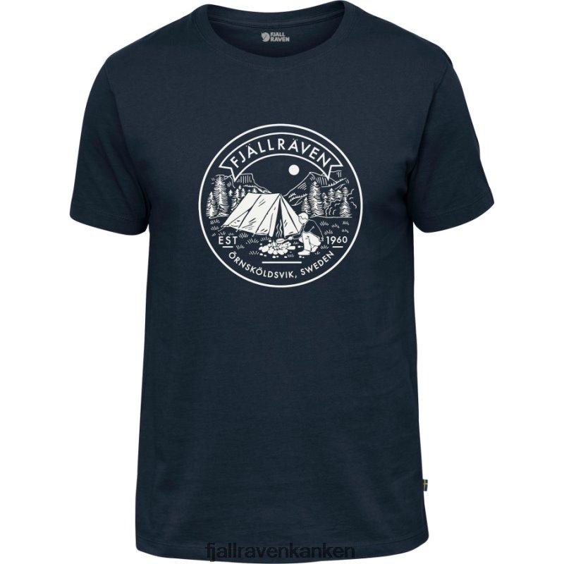 Fjällräven Polska - Fjällräven Outlets Lägerplats T-Shirt M Navy