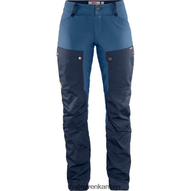 Fjallraven Kanken - Keb Trousers Curved W Reg Dark Navy-Uncle Blue Fjällräven Outlets