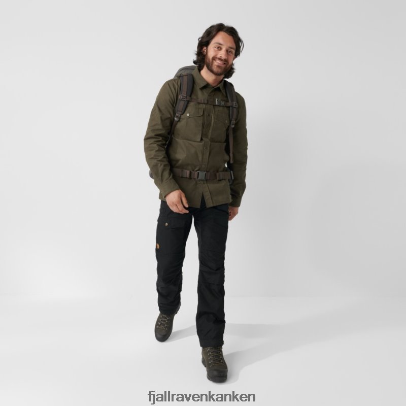 Fjallraven Sklep - Vidda Pro Ventilated Trousers M Short Fjällräven Outlets Dark Olive