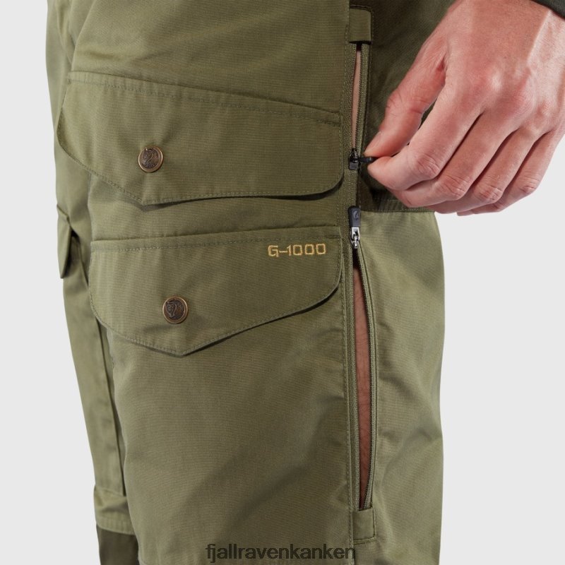 Fjallraven Sklep - Vidda Pro Ventilated Trousers M Short Fjällräven Outlets Dark Olive