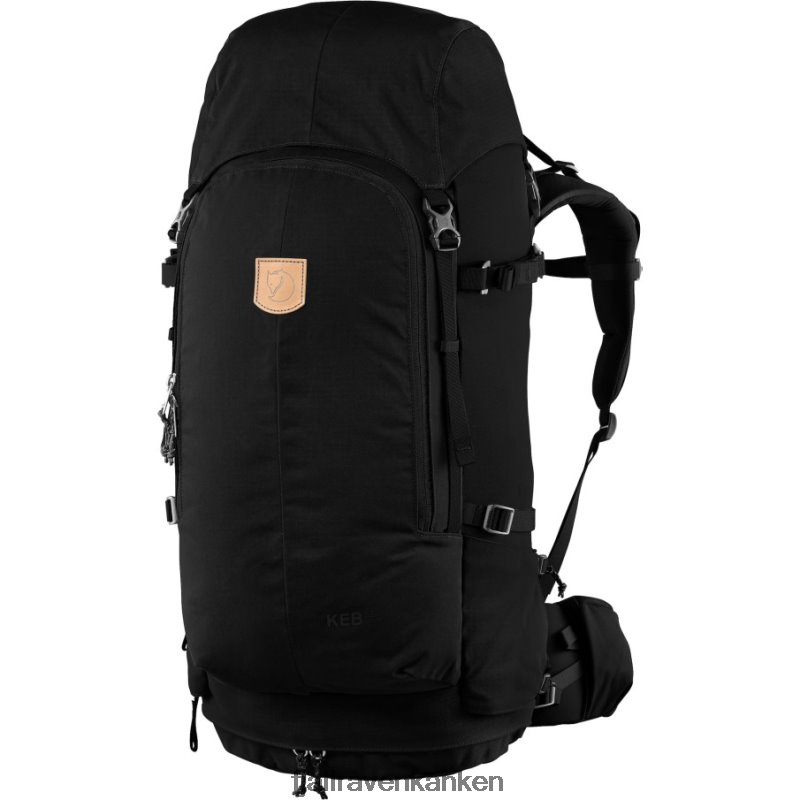 Fjallraven Kanken - Black-Black Keb 52 Fjällräven Outlets