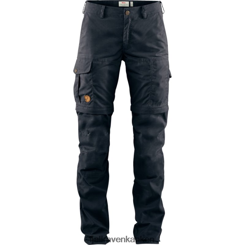 Fjallraven Sklep - Fjällräven Outlets Dark Navy Karla Pro Zip-Off Trousers W