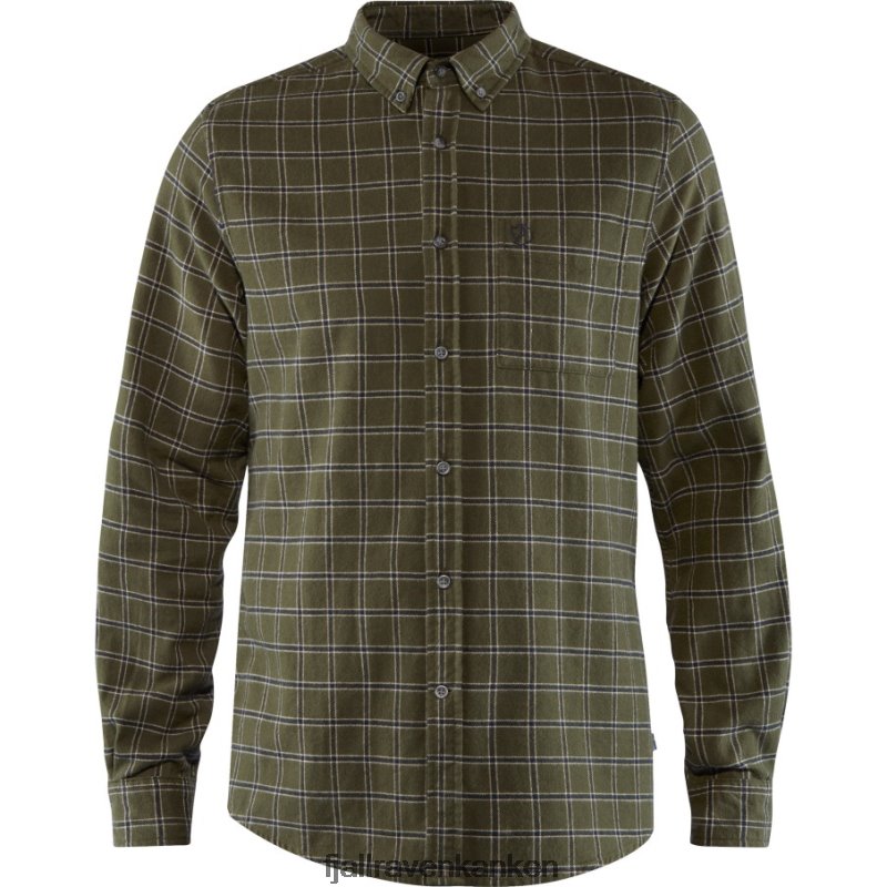 Fjällräven Polska - Deep Forest Fjällräven Outlets Övik Flannel Shirt M