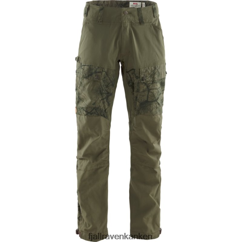 Fjallraven Sklep - Fjällräven Outlets Green Camo-Laurel Green Lappland Hybrid Trousers M
