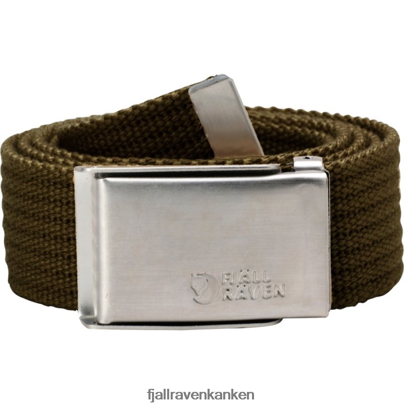 Fjallraven Kanken - Merano Canvas Belt Dark Olive Fjällräven Outlets