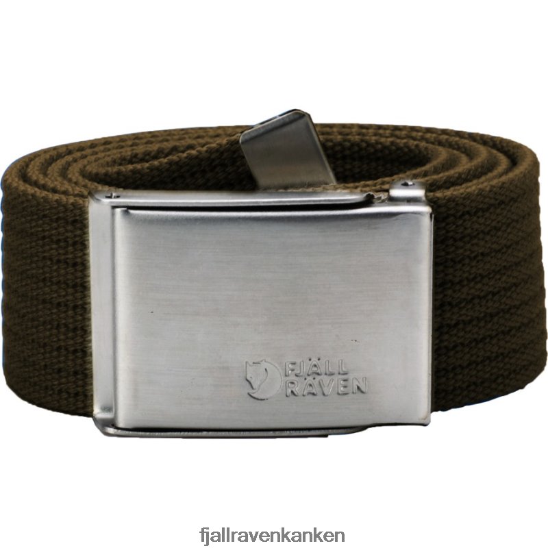 Fjallraven Kanken - Dark Olive Canvas Belt Fjällräven Outlets Brand