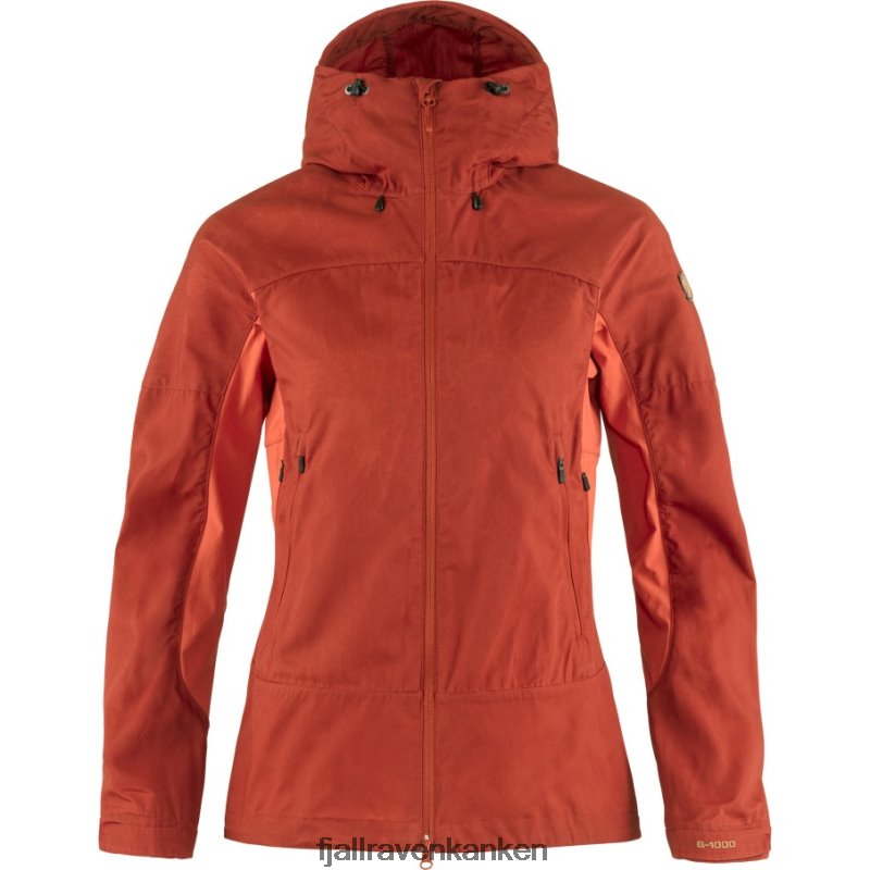 Fjallraven Kanken - Abisko Lite Trekking Jacket W Cabin Red-Rowan Red Fjällräven Outlets
