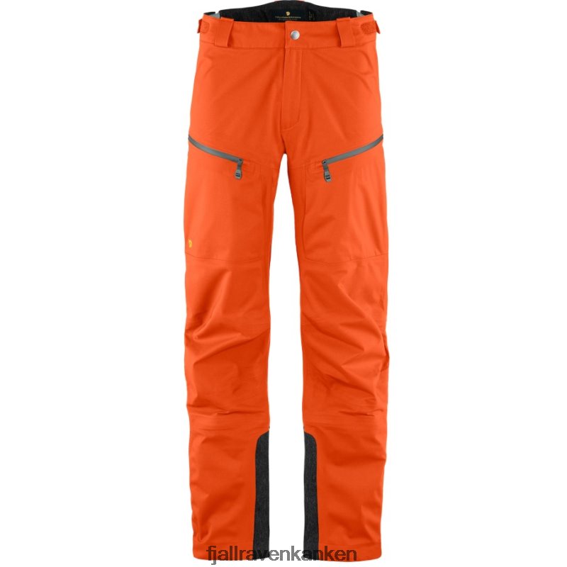 Fjällräven Polska - Fjällräven Outlets Bergtagen Eco-Shell Trousers M Hokkaido Orange