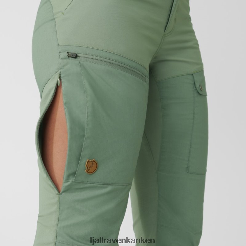 Fjällräven Polska - Fjällräven Outlets Abisko Midsummer Trousers W Reg Mineral Blue-Clay Blue