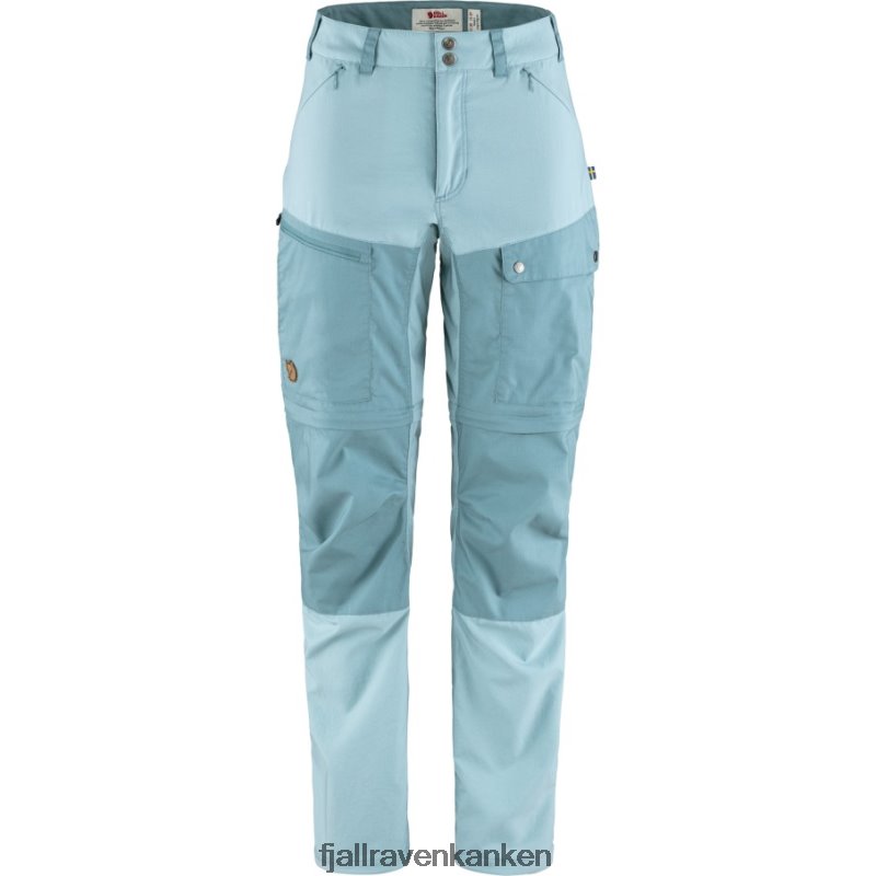 Fjällräven Polska - Mineral Blue-Clay Blue Fjällräven Outlets Abisko Midsummer Zip Off Trousers W