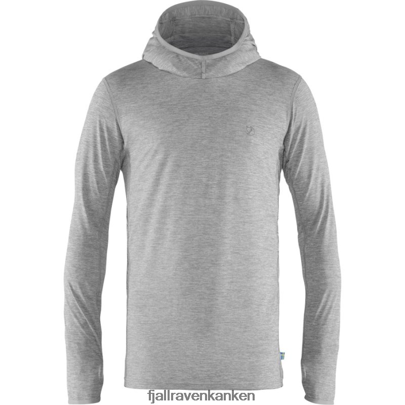 Fjällräven Polska - Shark Grey Fjällräven Outlets Brand Abisko Sun Hoodie M
