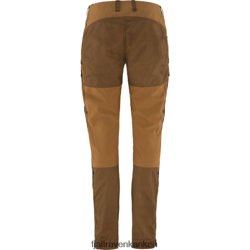 Fjallraven Sklep - Fjällräven Outlets Timber Brown-Chestnut Keb Trousers Curved W Short