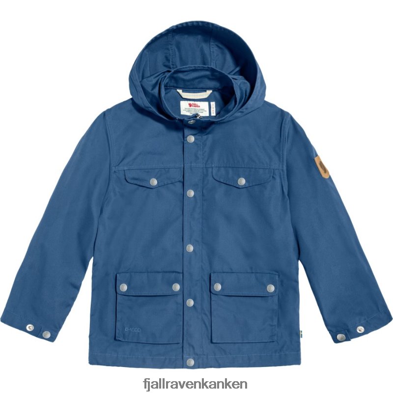 Fjällräven Polska - Deep Blue Fjällräven Outlets Kids Greenland Jacket