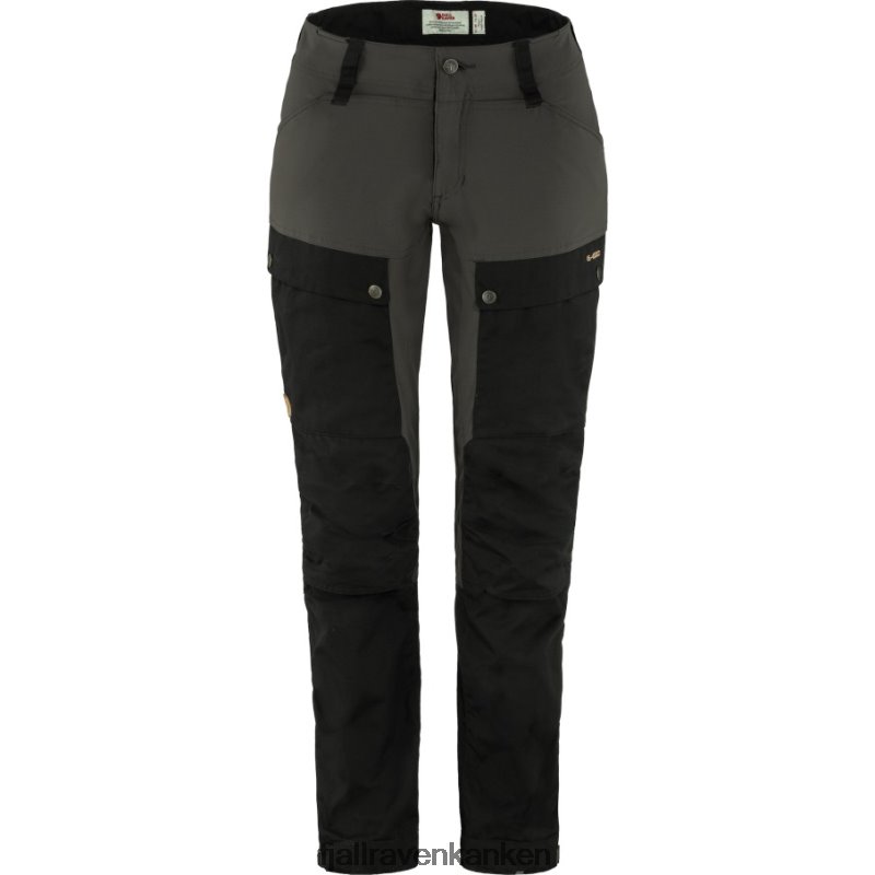 Fjallraven Kanken - Black-Stone Grey Keb Trousers Curved W Short Fjällräven Outlets