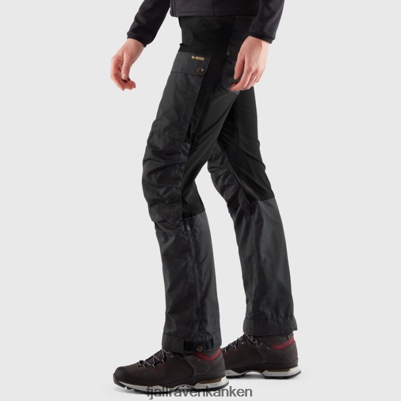 Fjallraven Kanken - Black-Stone Grey Keb Trousers Curved W Short Fjällräven Outlets