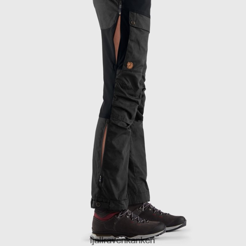 Fjallraven Kanken - Black-Stone Grey Keb Trousers Curved W Short Fjällräven Outlets