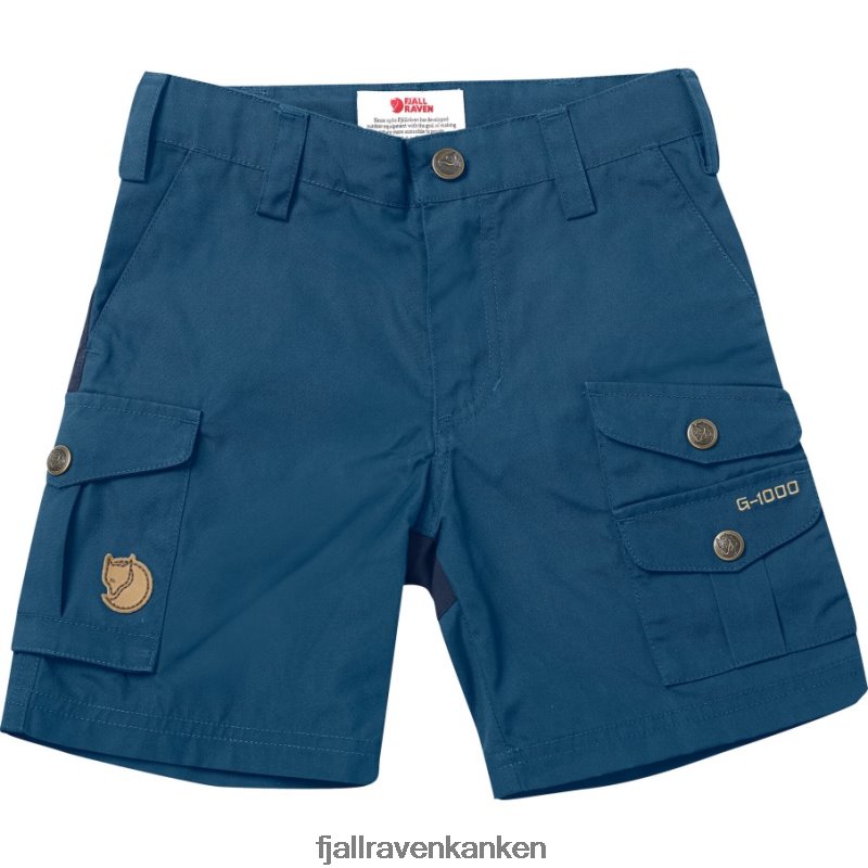 Fjällräven Polska - Fjällräven Outlets Kids Vidda Shorts Uncle Blue