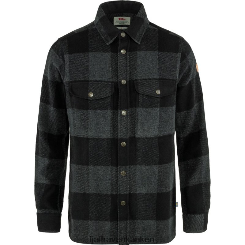 Fjallraven Kanken - Canada Shirt M Black Fjällräven Outlets Brand