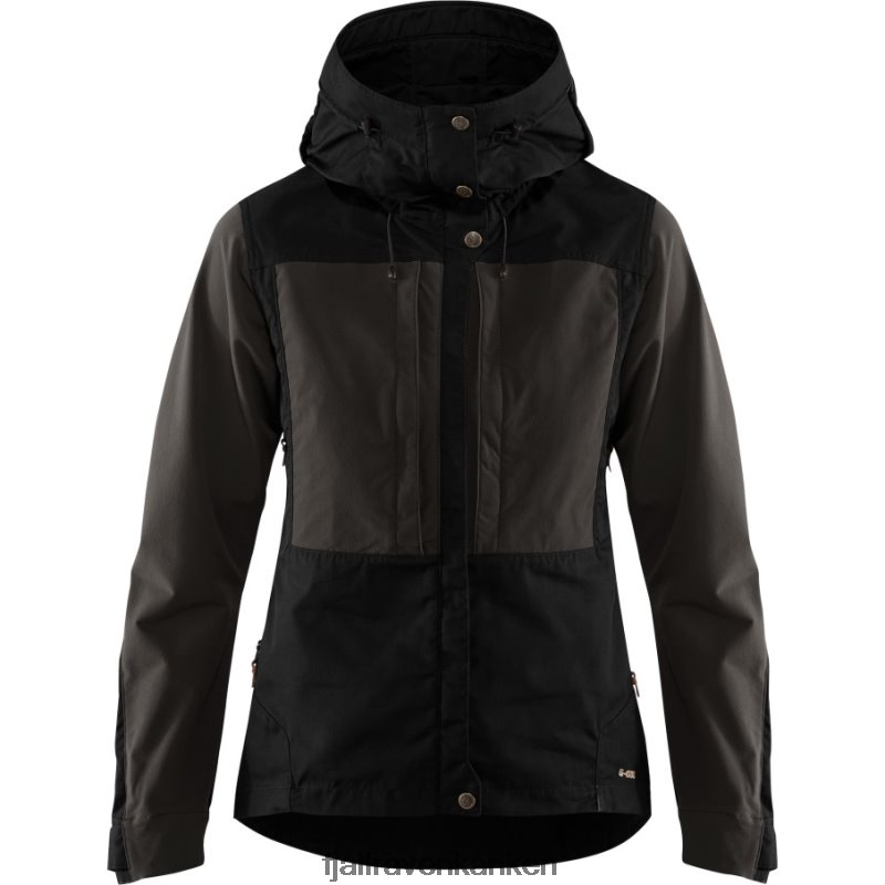 Fjallraven Kanken - Keb Jacket W Black Fjällräven Outlets Brand