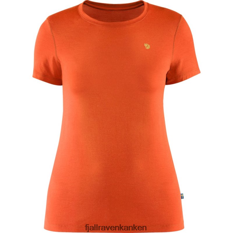 Fjallraven Kanken - Bergtagen Thinwool Ss W Hokkaido Orange Fjällräven Outlets