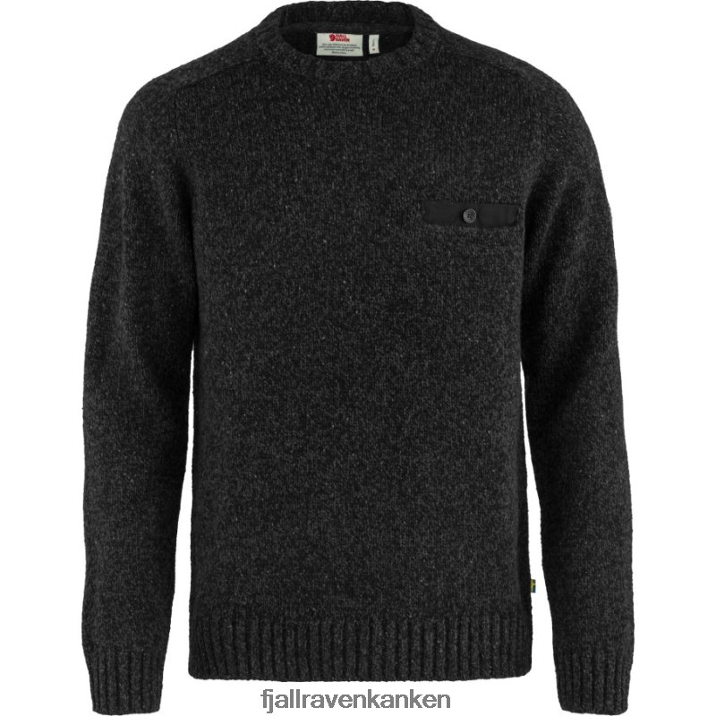 Fjallraven Kanken - Black Lada Round-Neck Sweater M Fjällräven Outlets