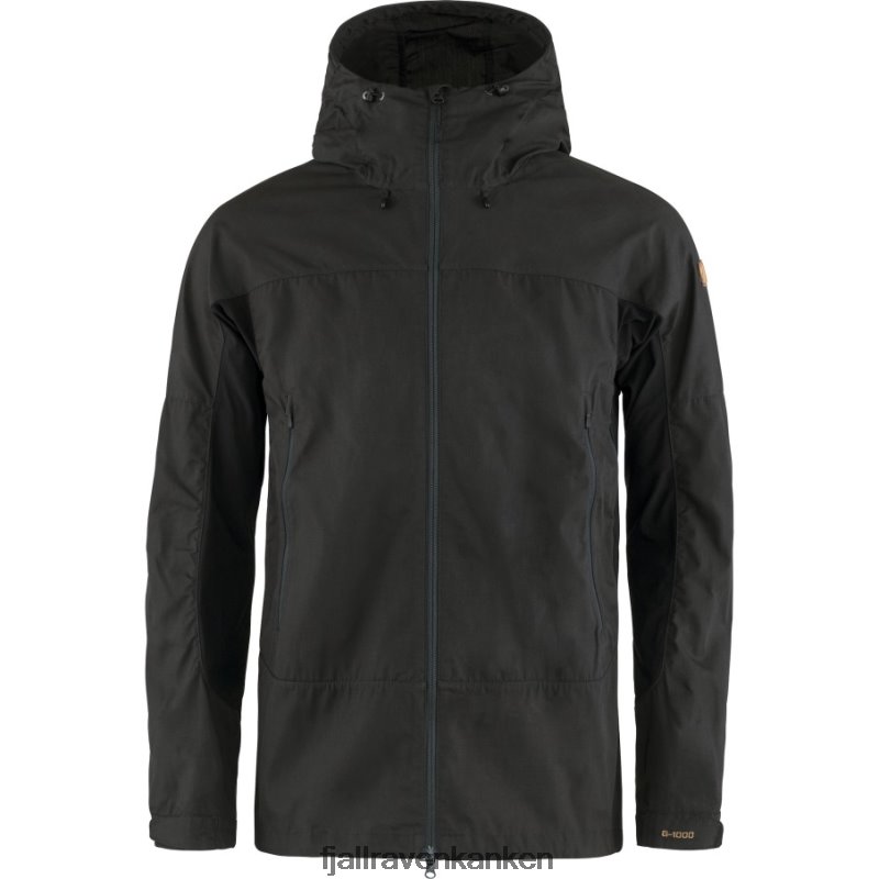 Fjällräven Polska - Dark Grey-Black Fjällräven Outlets Abisko Lite Trekking Jacket M