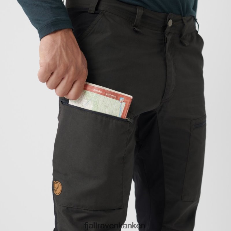 Fjallraven Kanken - Abisko Lite Trekking Trousers M Reg Dark Grey Fjällräven Outlets