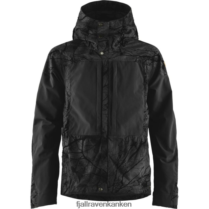 Fjällräven Polska - Fjällräven Outlets Keb Jacket M Black Camo-Black