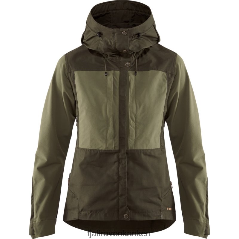 Fjallraven Sklep - Keb Jacket W Fjällräven Outlets Deep Forest-Laurel Green