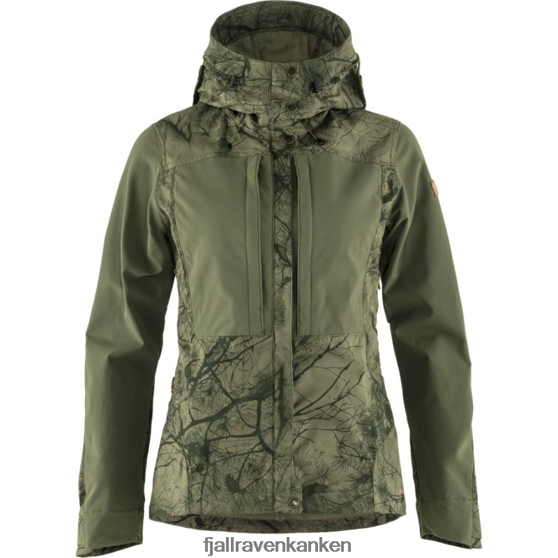 Fjällräven Polska - Green Camo-Laurel Green Fjällräven Outlets Keb Jacket W