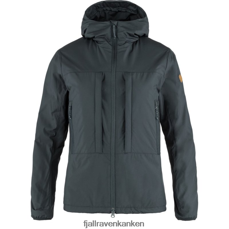 Fjallraven Kanken - Dark Navy Keb Wool Padded Jacket W Fjällräven Outlets