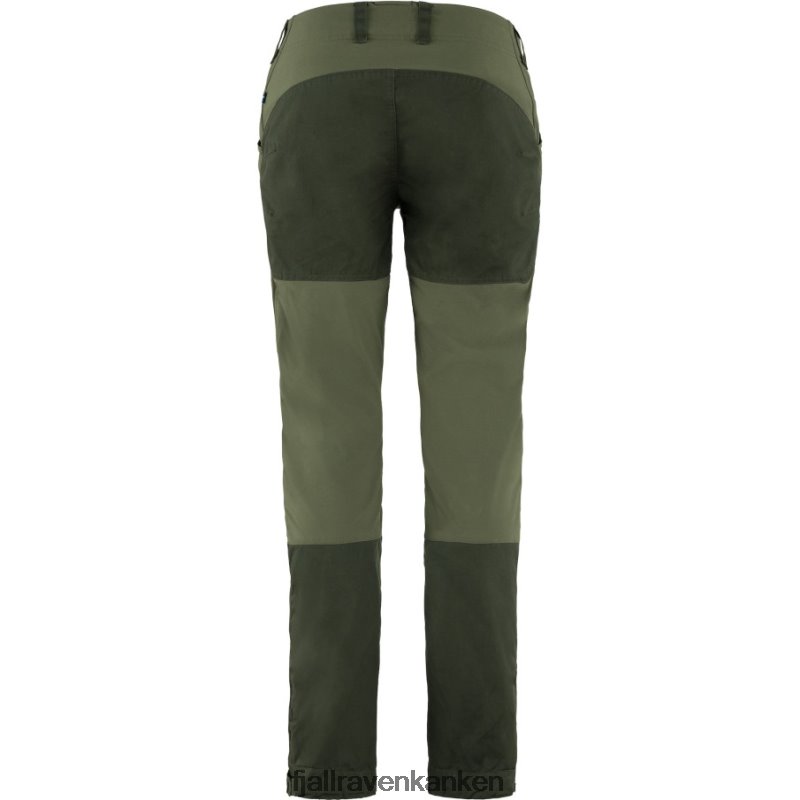 Fjallraven Sklep - Keb Trousers W Short Fjällräven Outlets Deep Forest-Laurel Green