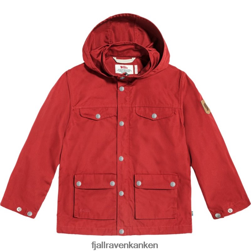 Fjallraven Sklep - Kids Greenland Jacket Fjällräven Outlets Lava
