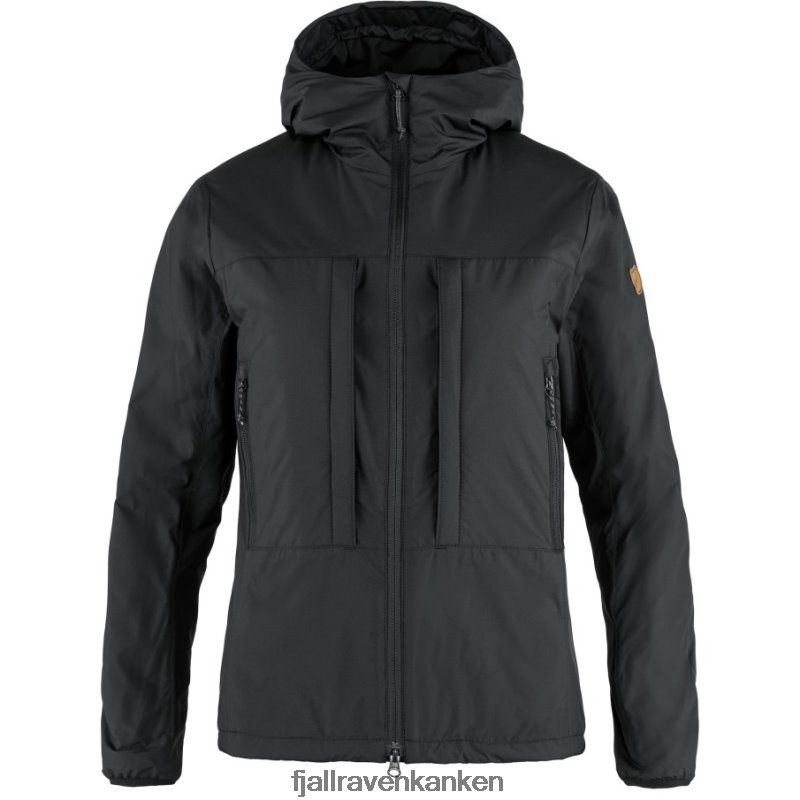 Fjällräven Polska - Fjällräven Outlets Keb Wool Padded Jacket W Black
