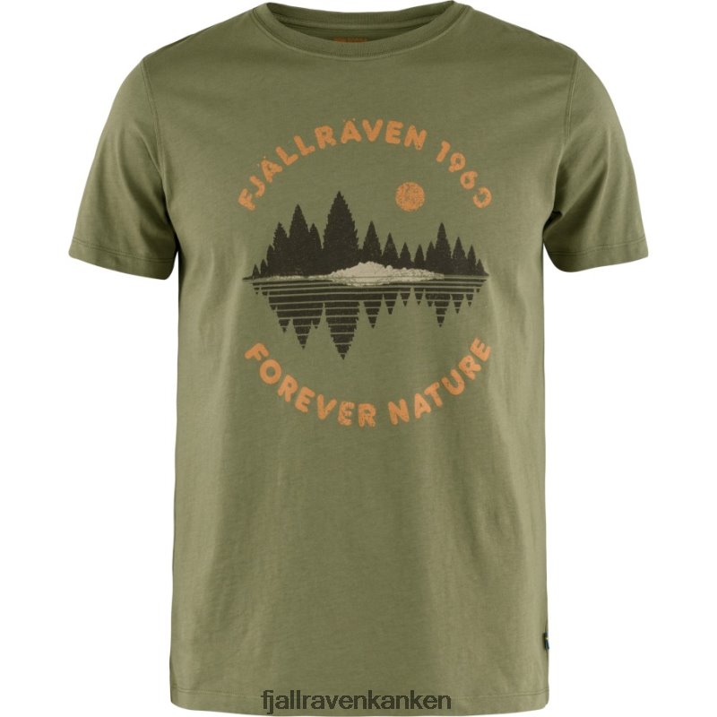 Fjallraven Kanken - Green Forest Mirror T-Shirt M Fjällräven Outlets
