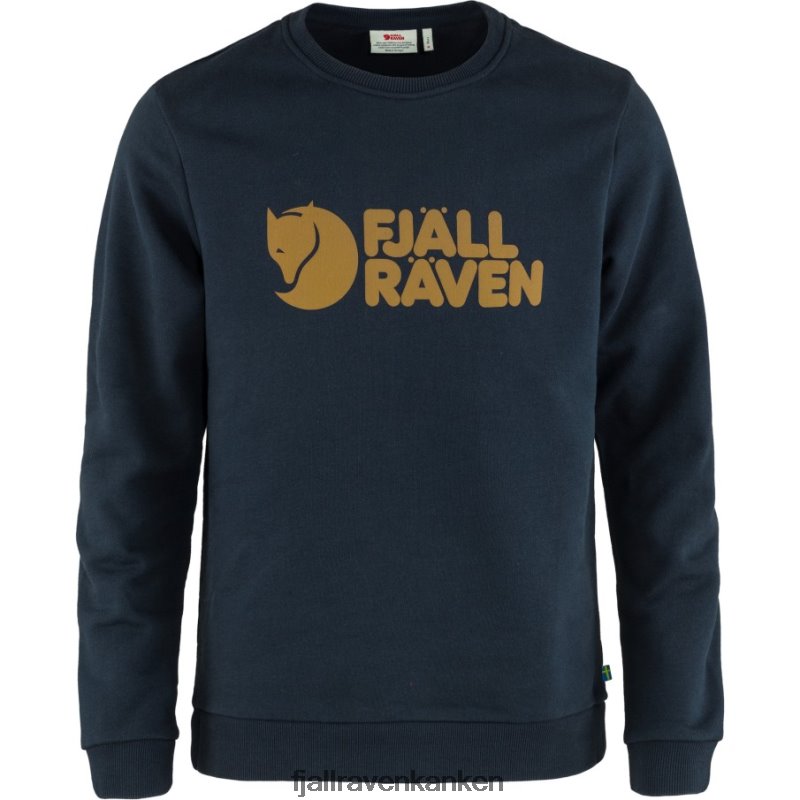 Fjällräven Polska - Fjällräven Outlets Logo Sweater M Dark Navy
