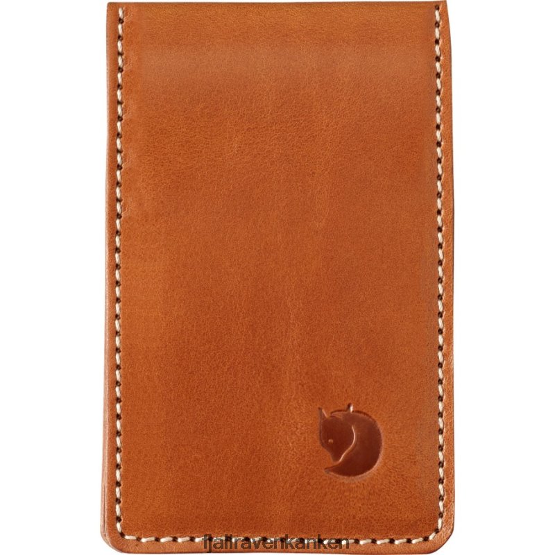 Fjallraven Kanken - Leather Cognac Övik Card Holder Large Fjällräven Outlets