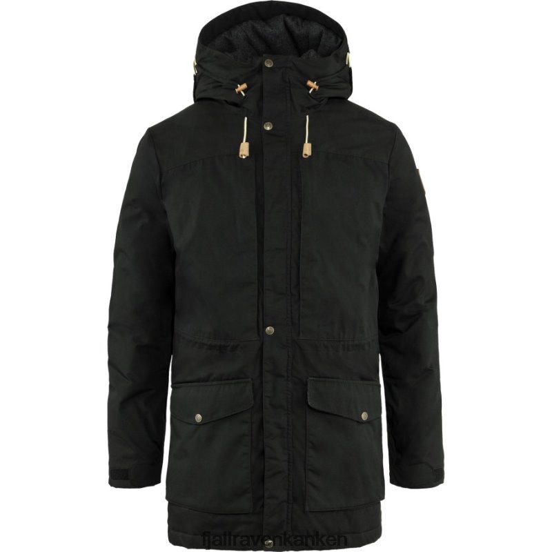 Fjallraven Kanken - Singi Wool Padded Parka M Black Fjällräven Outlets