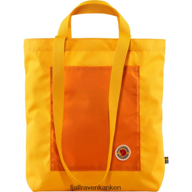 Fjallraven Sklep - Samlaren Totepack 1C Fjällräven Outlets Sunflower Yellow-Burnt Orange