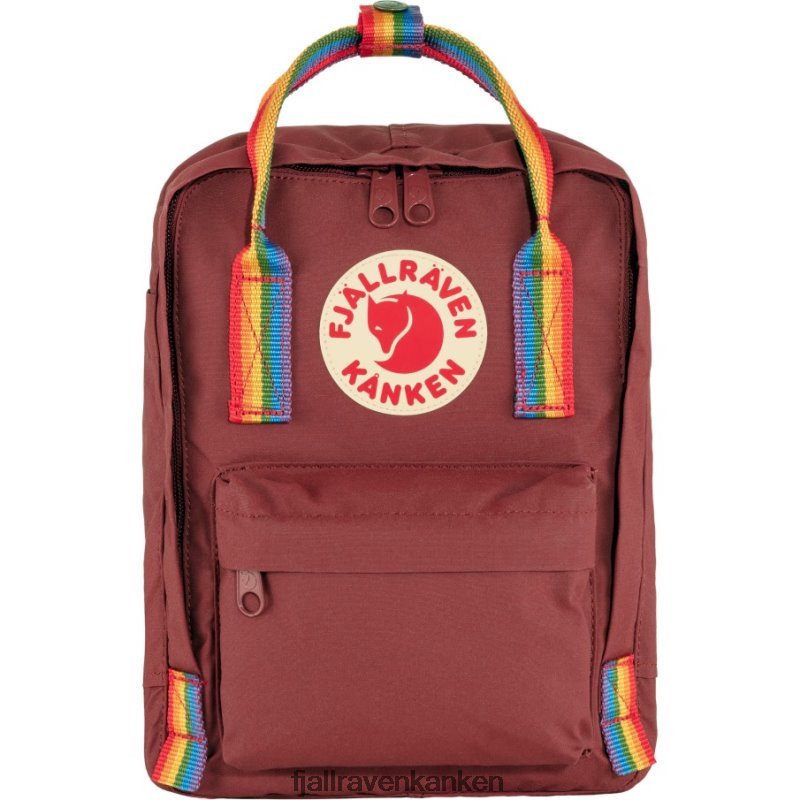 Ox Red-Rainbow Pattern