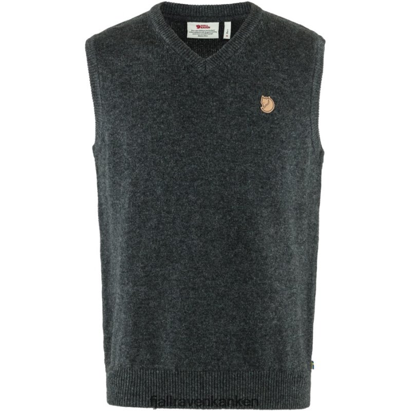 Fjallraven Kanken - Övik Wool Vest M Dark Grey Fjällräven Outlets