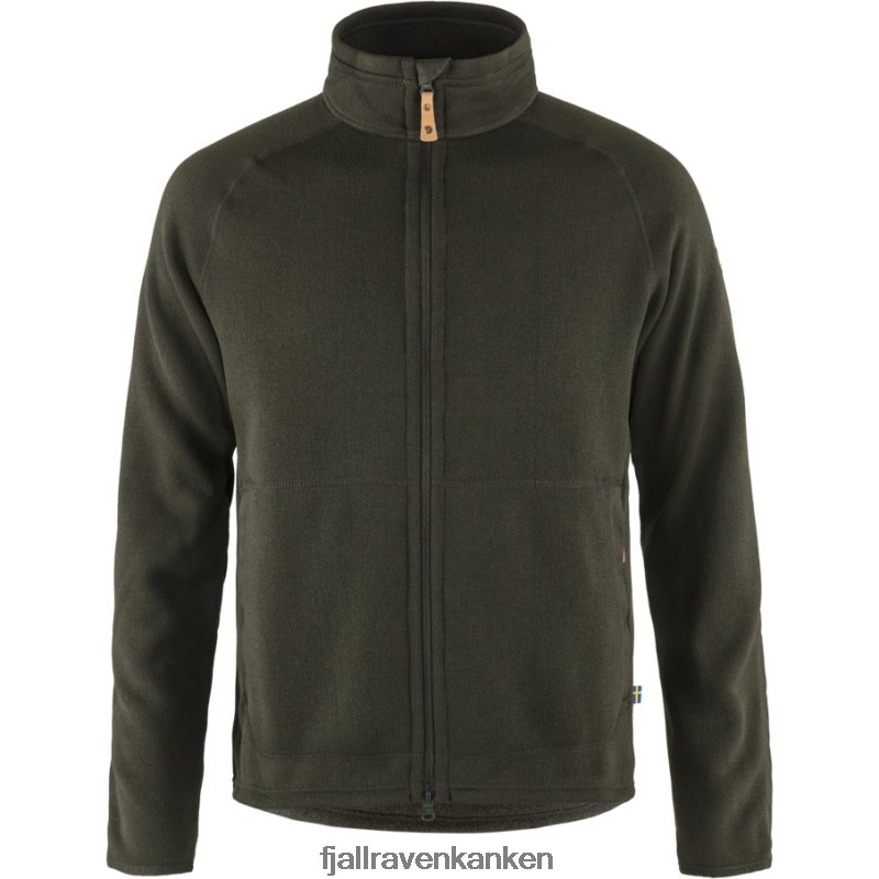 Fjallraven Sklep - Övik Fleece Zip Sweater M Fjällräven Outlets Deep Forest