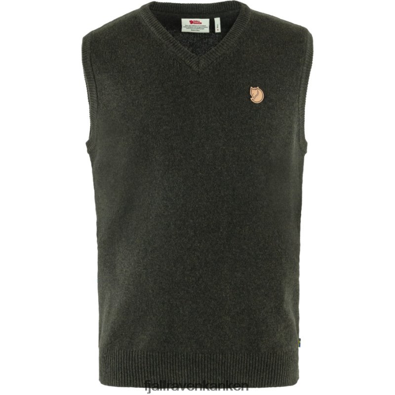 Fjallraven Sklep - Övik Wool Vest M Fjällräven Outlets Dark Olive