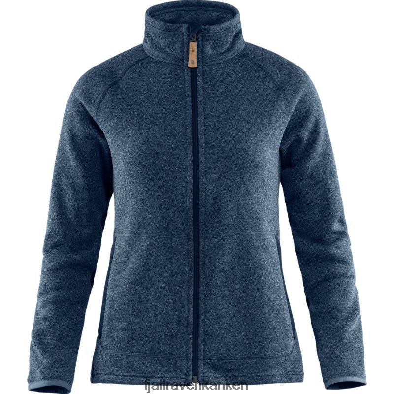 Fjallraven Kanken - Navy Övik Fleece Zip Sweater W Fjällräven Outlets