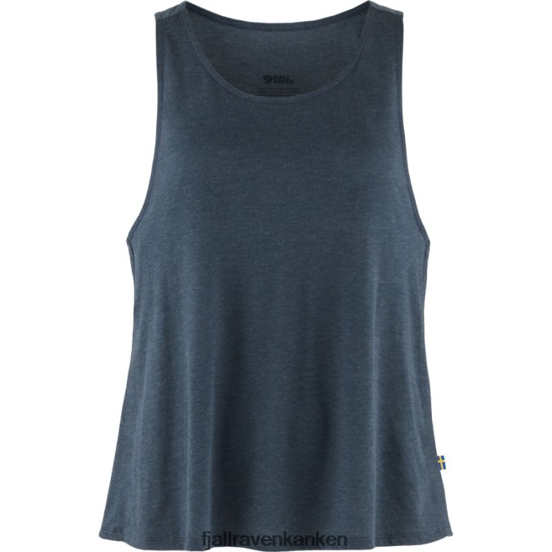 Fjallraven Kanken - High Coast Loose Tank Top W Navy Fjällräven Outlets Brand