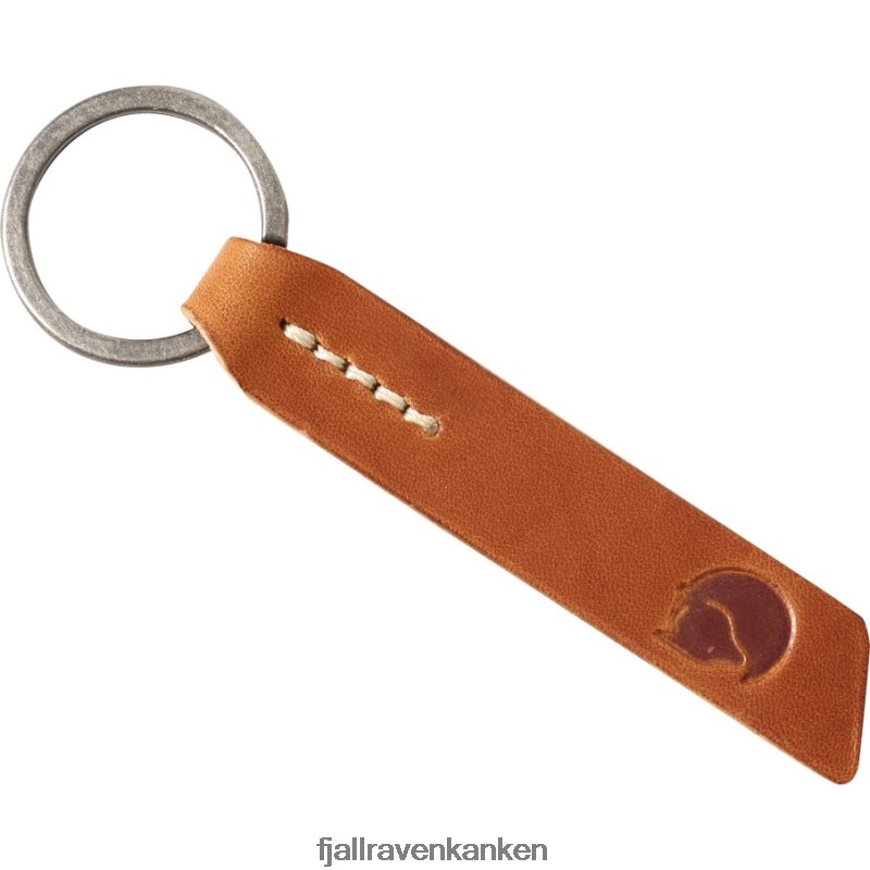 Fjallraven Kanken - Övik Key Ring Leather Cognac Fjällräven Outlets Brand