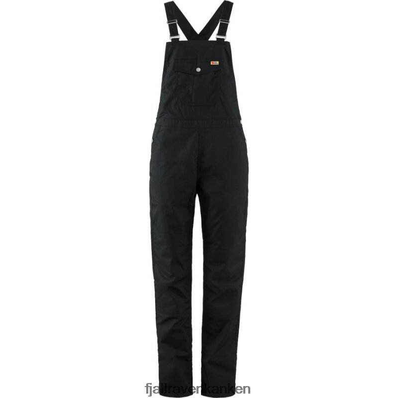 Fjällräven Polska - Black Fjällräven Outlets Vardag Dungaree Trousers W